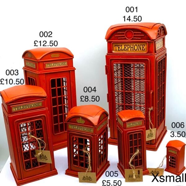 Vintage British Telephone Booth Model (001)