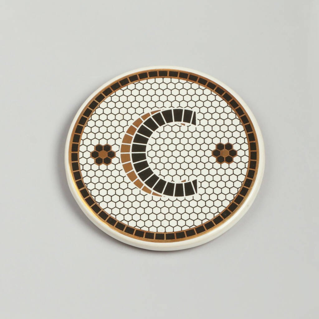 Mosaic Pattern Ceramic Coaster