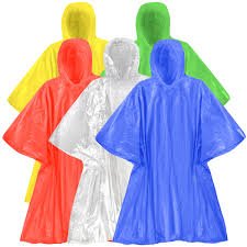 Colorful Rain Ponchos