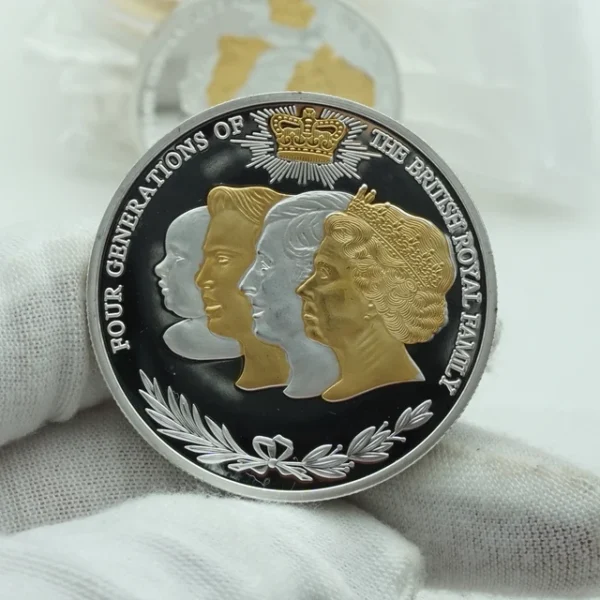 British Royal Family Four Generations Commemorative Coin