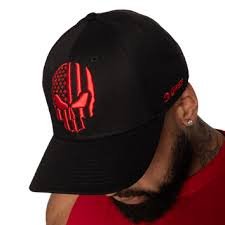 Black Punisher Skull Cap