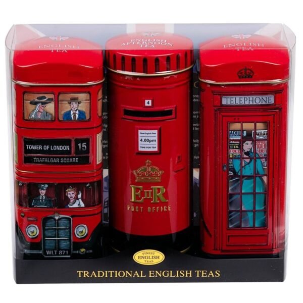 Traditional English Tea Tin Set