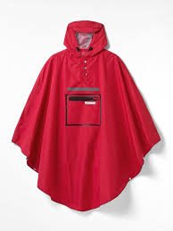 Red Waterproof Poncho