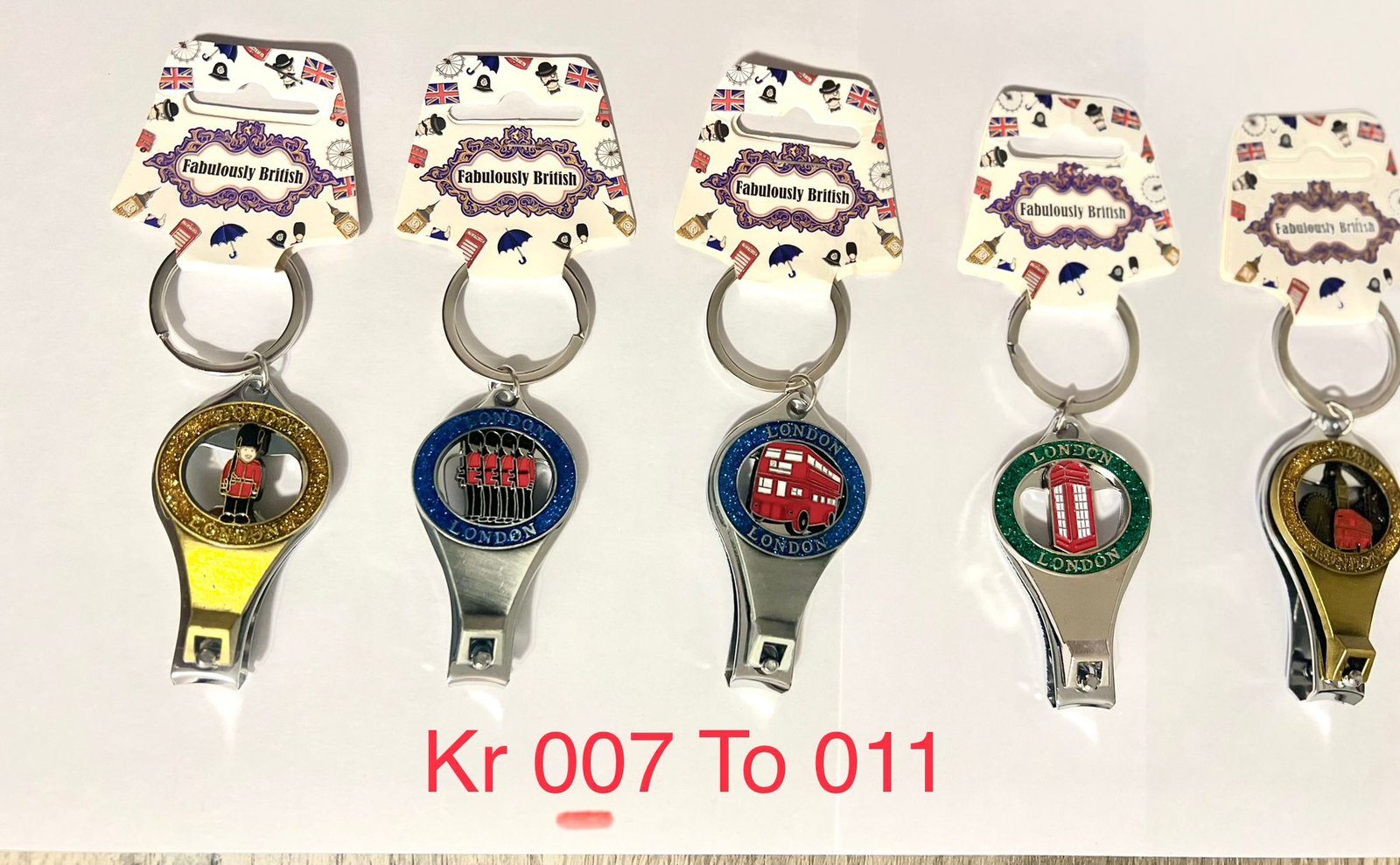 London Souvenir Keychain Bottle Openers