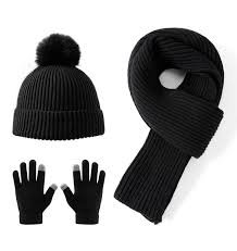 Winter Knitted Accessories Set